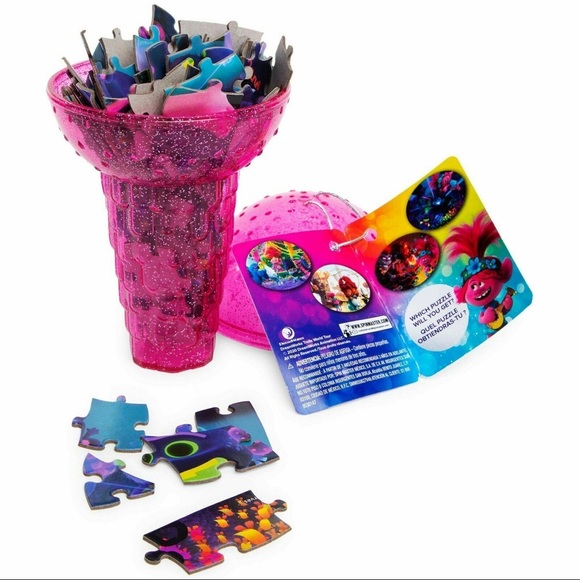 🎤 [2/$20] [BRAND NEW] TROLLS WORLD TOUR KIDS 100 PIECE PUZZLE 1 OF 4 PUZZLES 🎤 - Picture 2 of 7